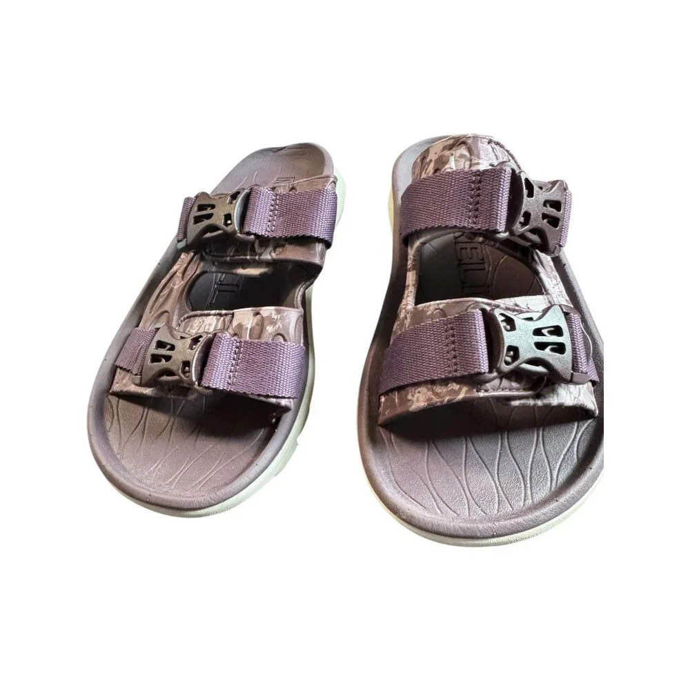 Merrell Sz 7 Purple Hut Ultra Wrap Slide Sandals‎